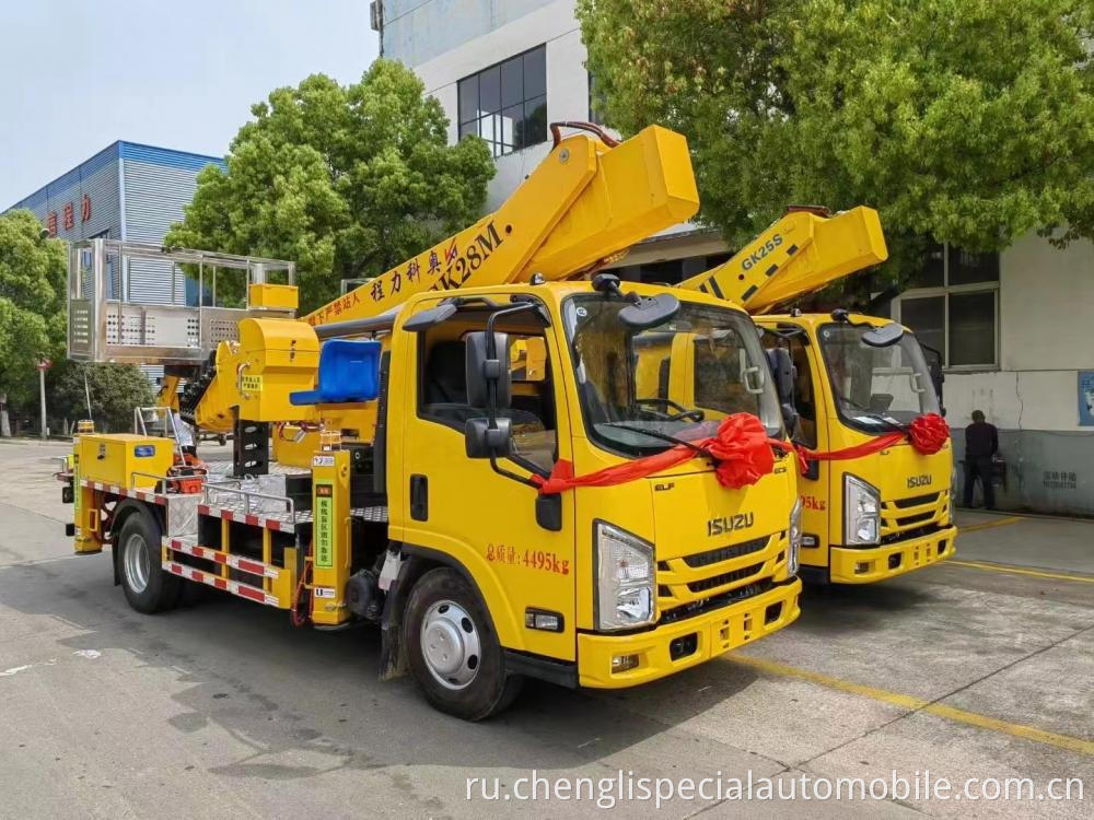 Isuzu 28 Meters Telescopic Aerial Bucket Truck 2 Jpg